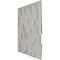 Ekena Millwork 19 5/8in. W x 19 5/8in. H Staggered Brick EnduraWall Decorative 3D Wall Panel Covers 2.67 Sq. Ft. WP20X20SBFSM - alternate 5